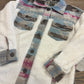 ROPER WOMENS SHERPA SHACKET-BLACK/CREAM