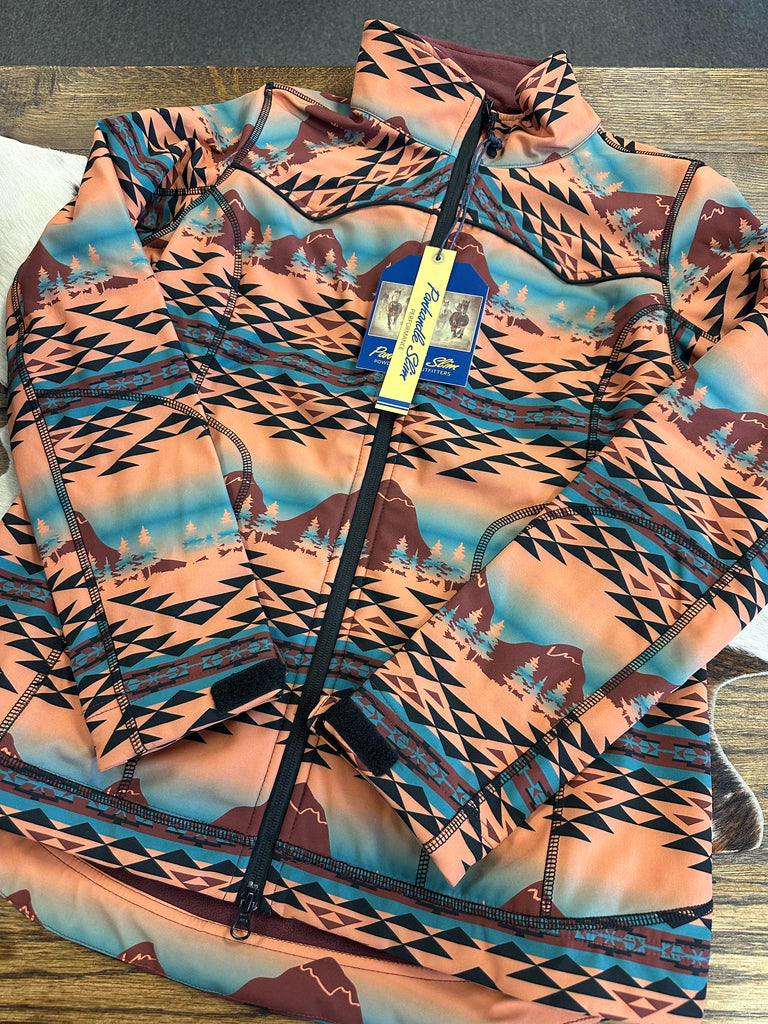 PANHANDLE WOMEN'S MOUNTAIN PRINT RODEO JACKET