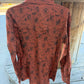 PANHANDLE Denim Women's Cowgirl Print TEK Western Shirt - Rust