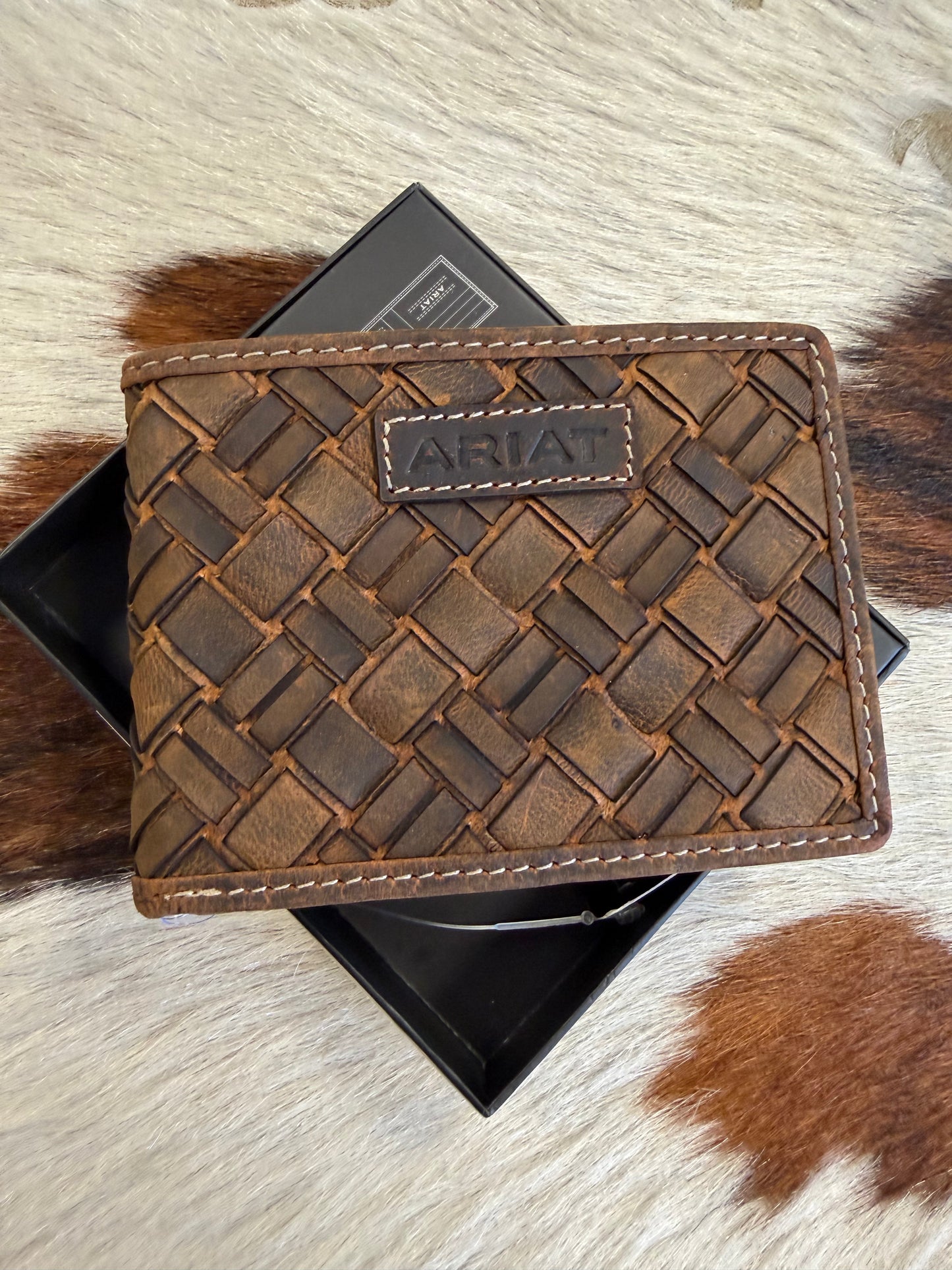 ARIAT BASKETWEAVE WALLET