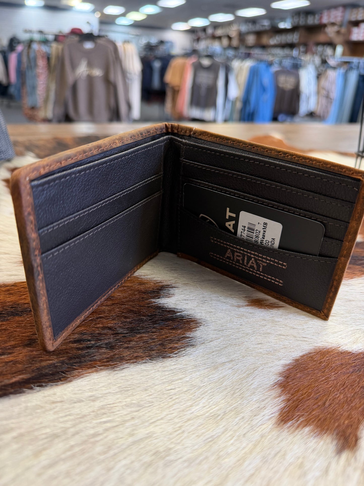 ARIAT BASKETWEAVE WALLET
