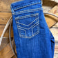 Girls Ariat Laney Stretch Fit Trouser Jean- Dark Wash