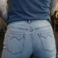 STETSON HIGH RISE WIDE LEG FIT 751 - LIGHT WASH