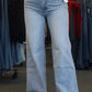 STETSON HIGH RISE WIDE LEG FIT 751 - LIGHT WASH