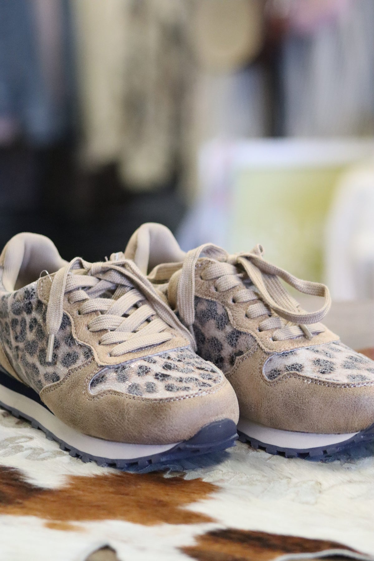 ROPER FAUX LEATHER LEOPARD PRINT - GIDDYUP TAN