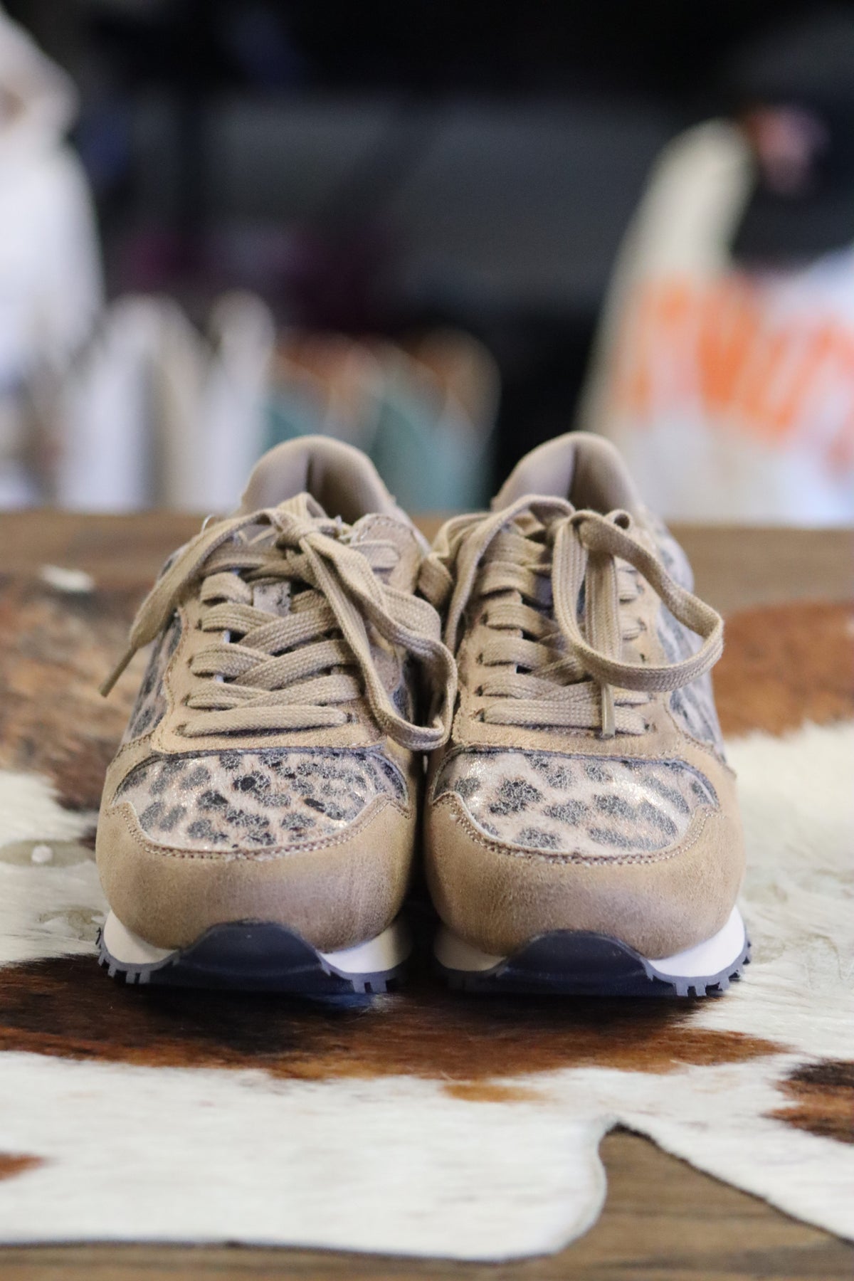 ROPER FAUX LEATHER LEOPARD PRINT - GIDDYUP TAN