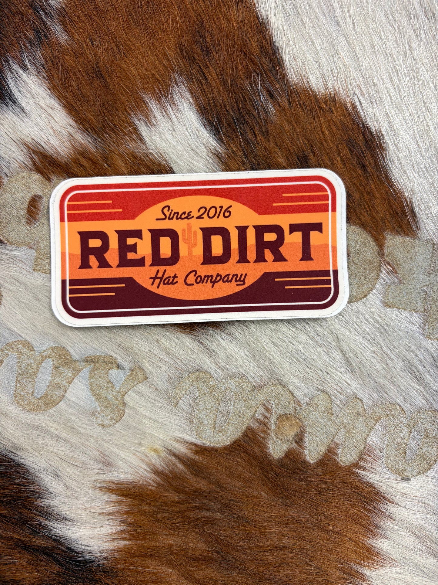 RED DIRT HAT CO STICKER