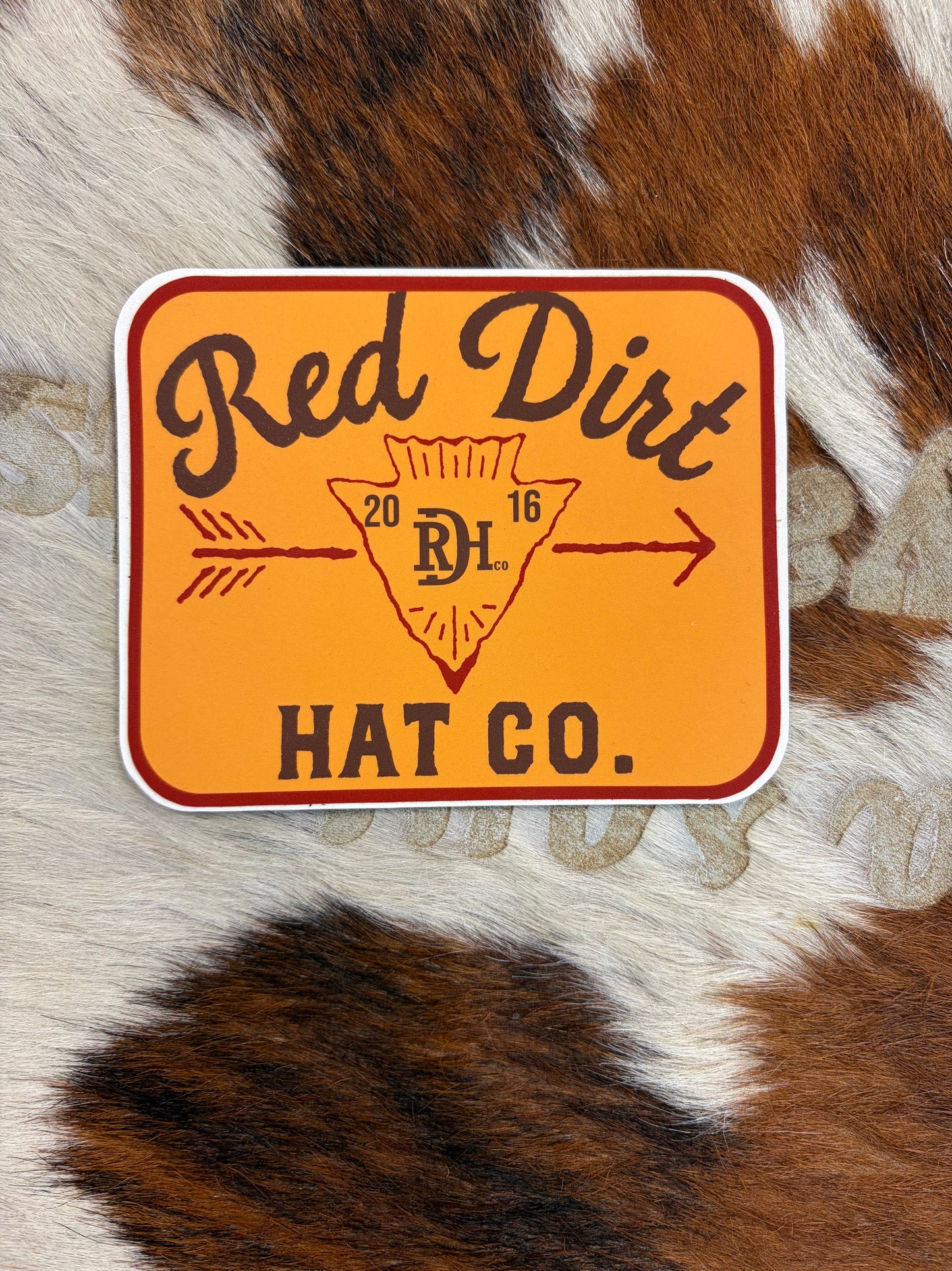 RED DIRT HAT CO STICKER