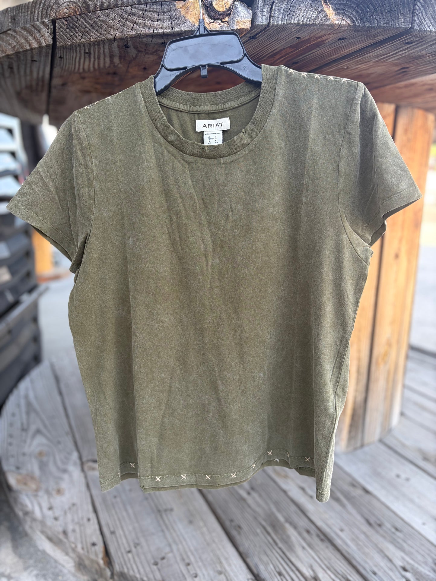 Ariat Women's Roping SS T-Shirt Ivy Green