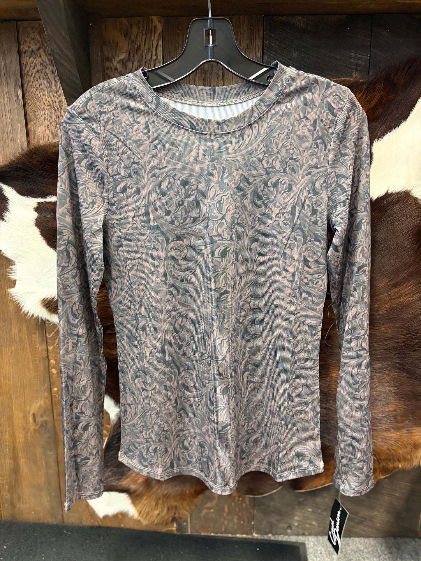 Cruel Denim Women's LS Tee Brown