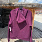 CRUEL DENIM 1/2 ZIP PULLOVER - PURPLE