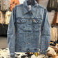 CINCH LADIES DENIM TRUCKER JACKET - INDIGO
