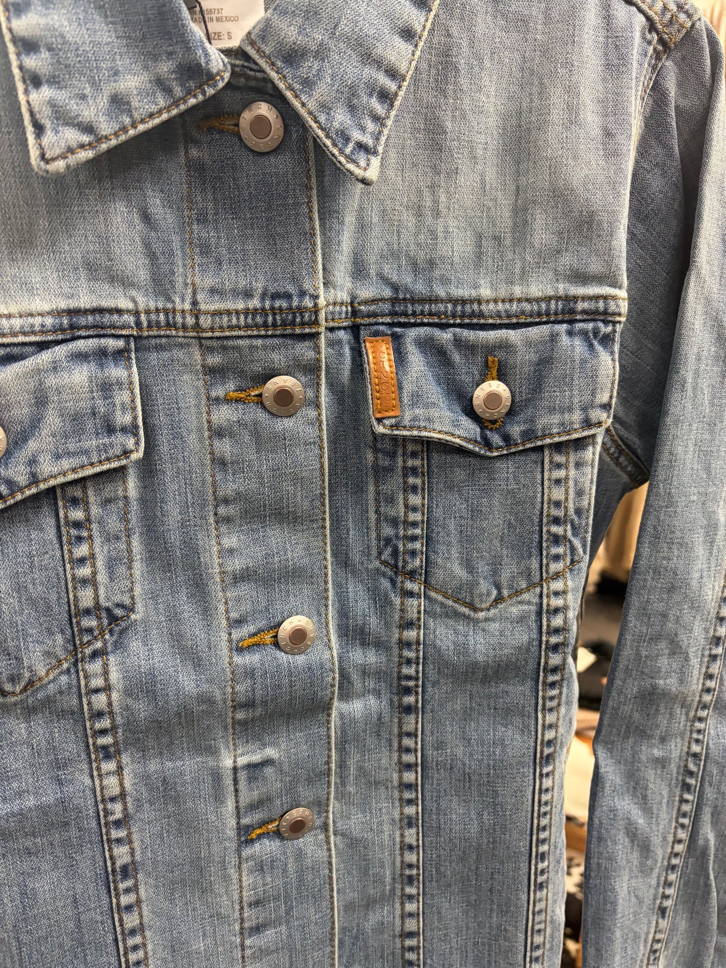 CINCH LADIES DENIM TRUCKER JACKET - INDIGO