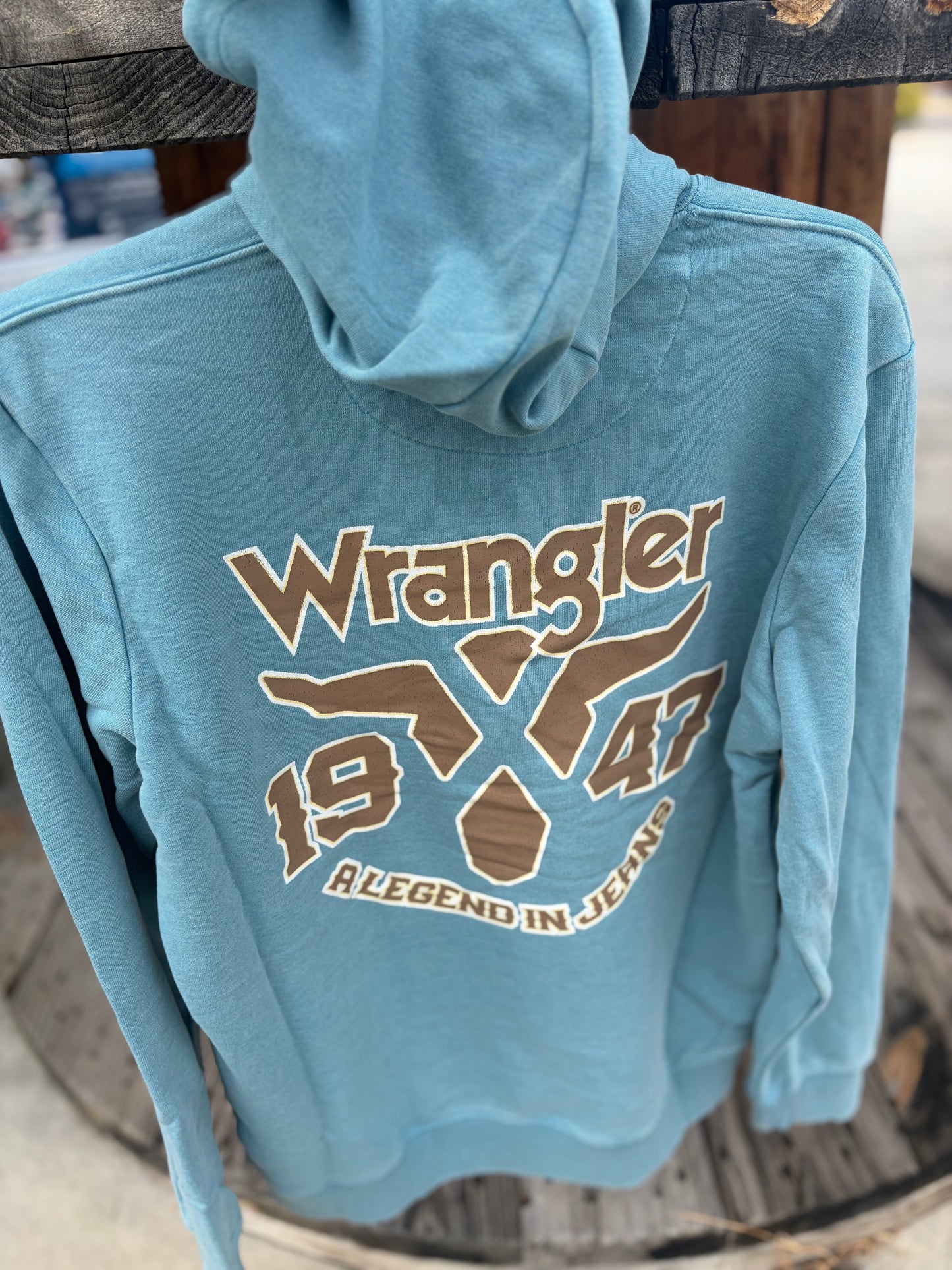 WRANGLER 1947 MEN'S HOODIE-A LEGEND IN JEANS