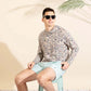 LOCAL BOY MEN'S Heather Blend Hoodie T-Shirt in Localflage
