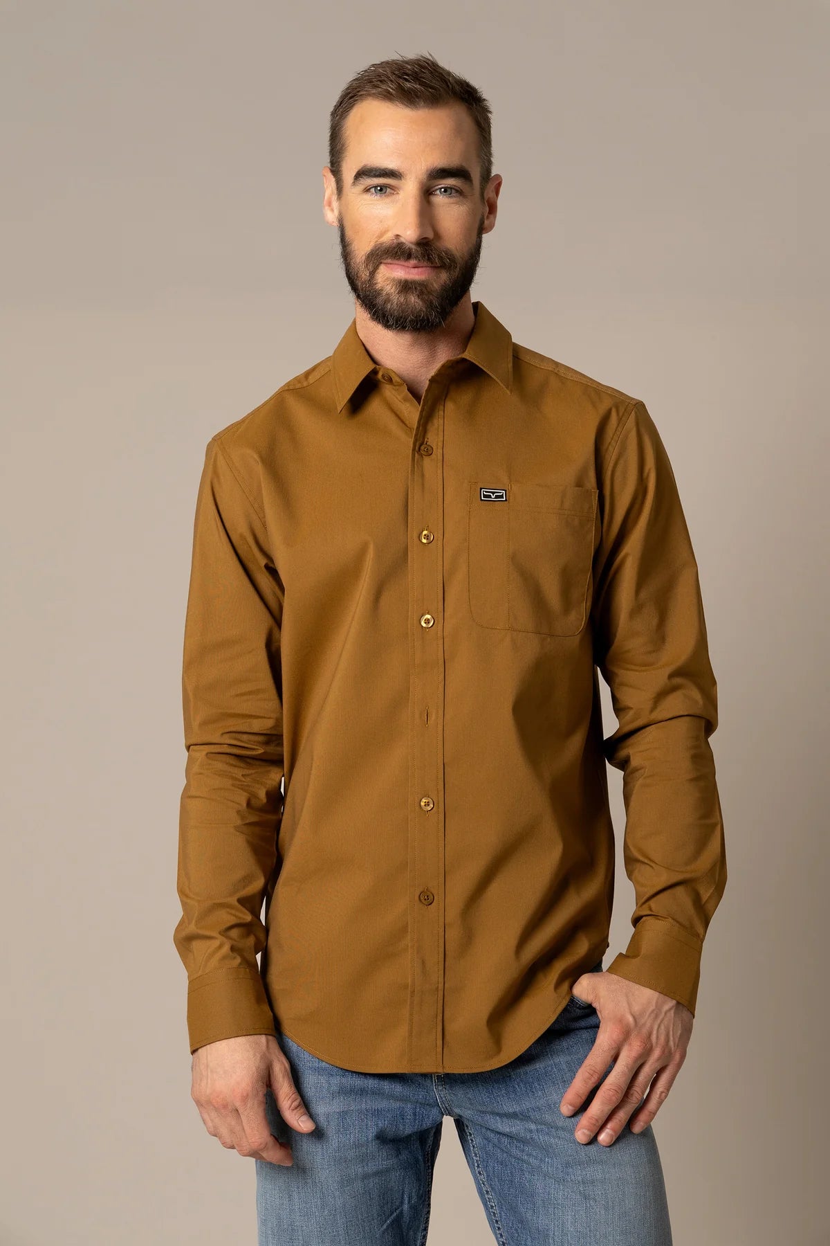 Mens Kimes Ranch Linville Long Sleeve Dress Shirt