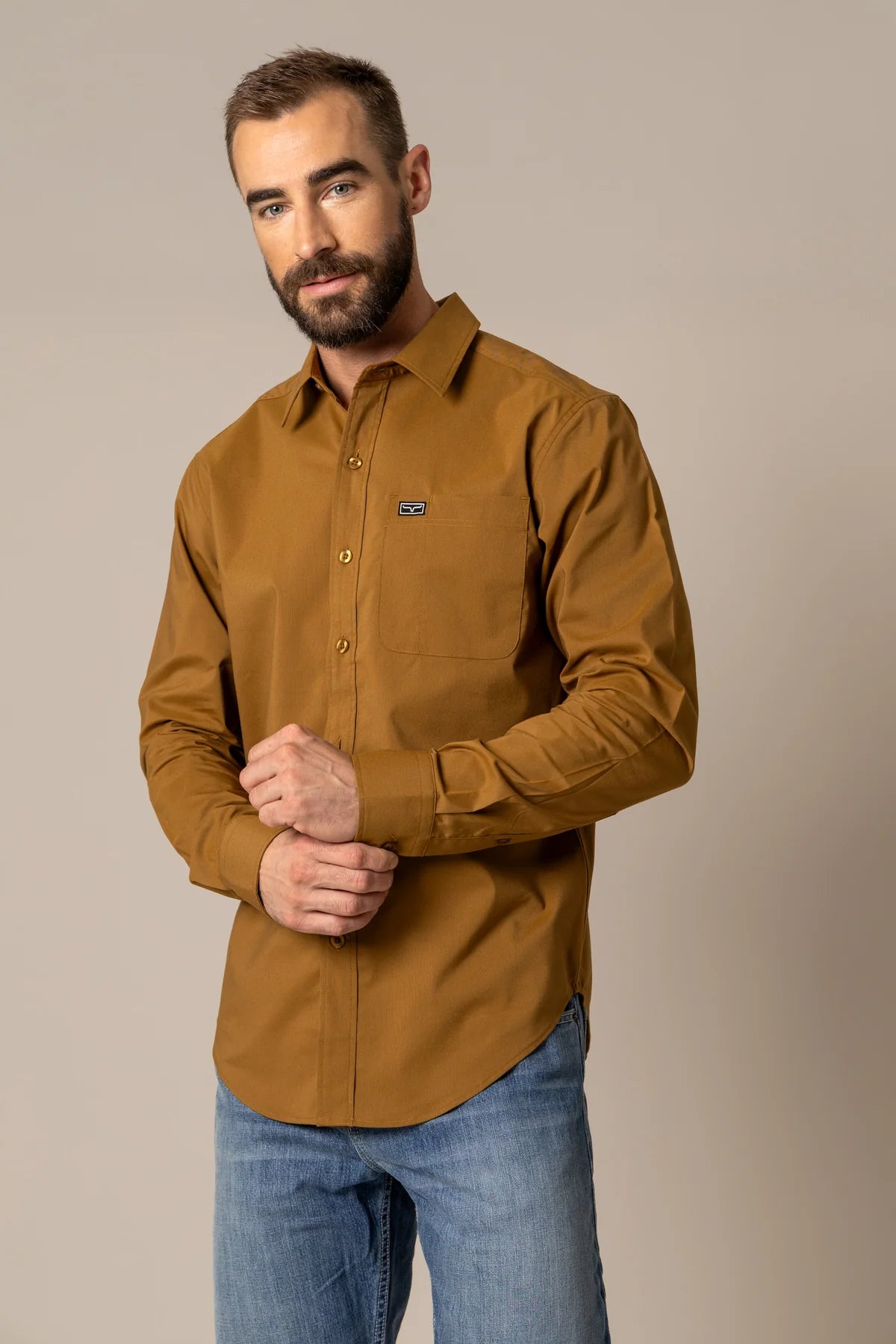 Mens Kimes Ranch Linville Long Sleeve Dress Shirt