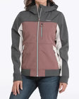 CINCH Women’s Bonded Hoodie-ROSE/GREY/CREAM