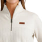Cinch Women's Cream 1/4 Zip Pullover-MAK9936001