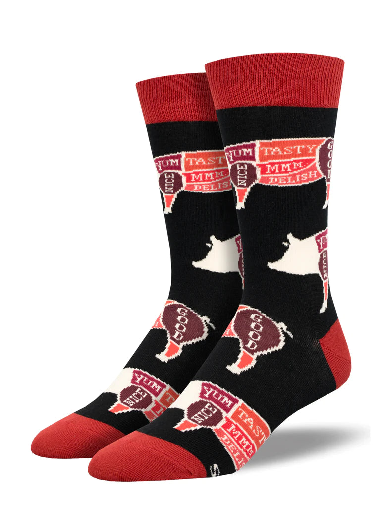 SOCK SMITH MEN'S "WHOLE HOG" SOCKS