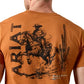 ARIAT MENS TOBACCO TOUGH T- SHIRT