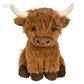 11.5" HIGHLAND COW PLUSHIE - CREAM/TAN