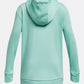 Under Armour Girls Fleece® Iridescent Big Logo Hoodie Neo Turquoise