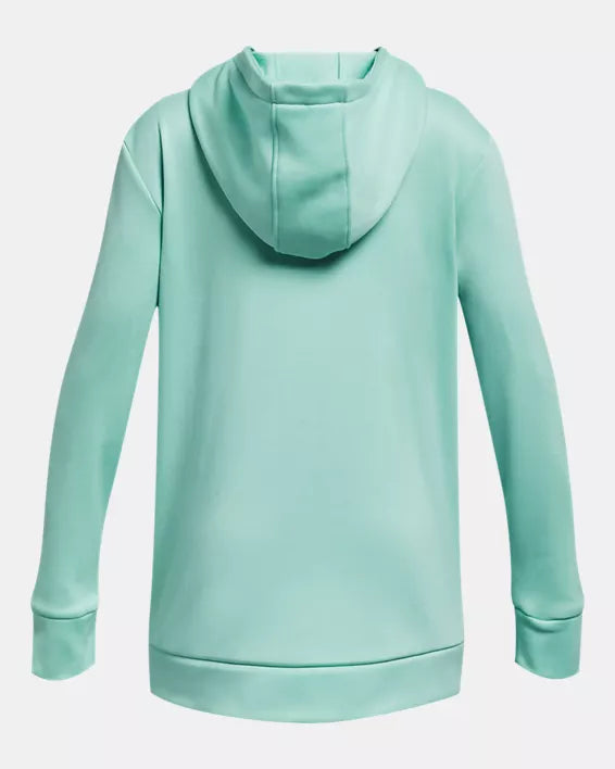 Under Armour Girls Fleece® Iridescent Big Logo Hoodie Neo Turquoise