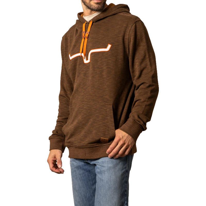 Kimes Ranch Men's Durham Graphic Brown Pullover Hoodie