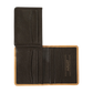 Ariat Mens Calf Hair Basket Weave Trifold Wallet Natural A3561748