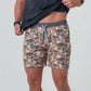 BURLEBO Athletic Short - Pintail Camo - Grey Liner