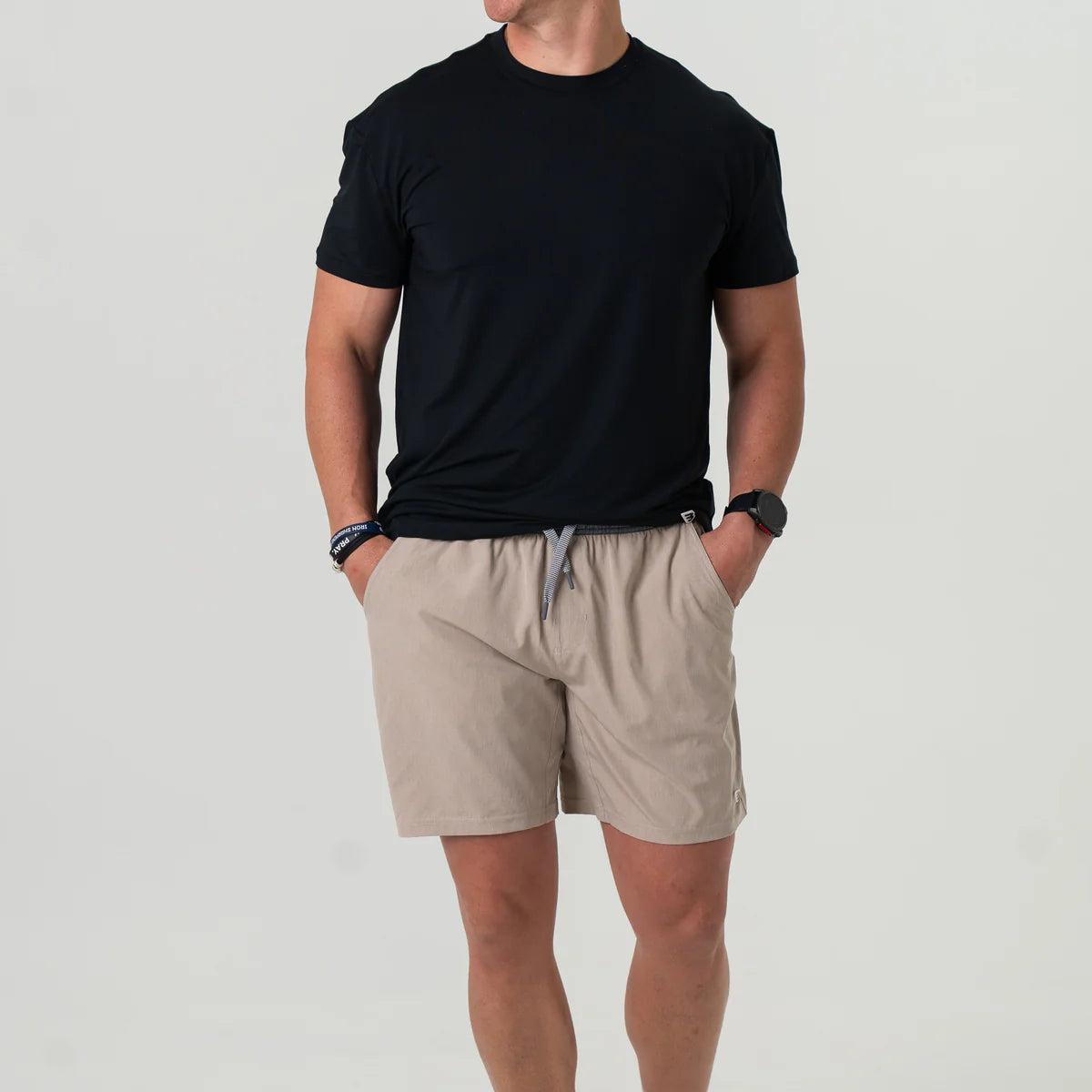 BURLEBO Athletic Short - Heather Khaki - Venado Camo Liner