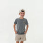BURLEBO Youth Tee - Rad Dude - Dark Heather Grey