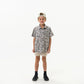 BURLEBO Youth - Performance Western Shirt - Classic Deer Camo