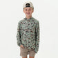 BURLEBO Youth Performance Hoodie - RETRO DUCK CAMO