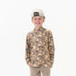 BURLEBO Youth Performance Hoodie - DEER PINTAIL CAMO