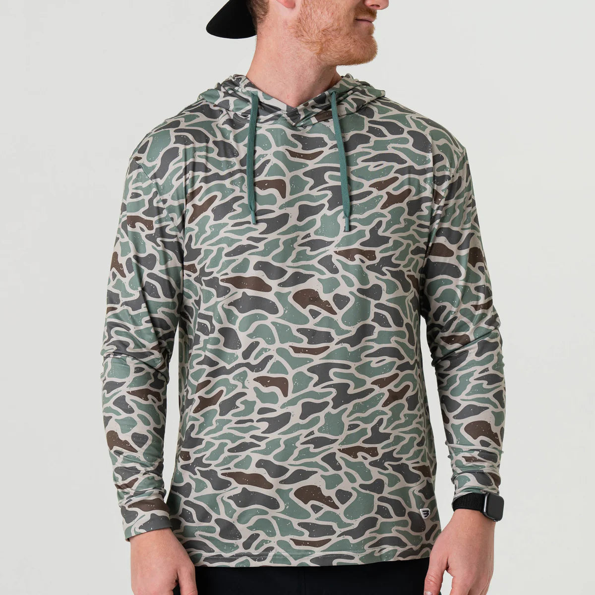 BURLEBO Performance Hoodie - Retro Duck Camo