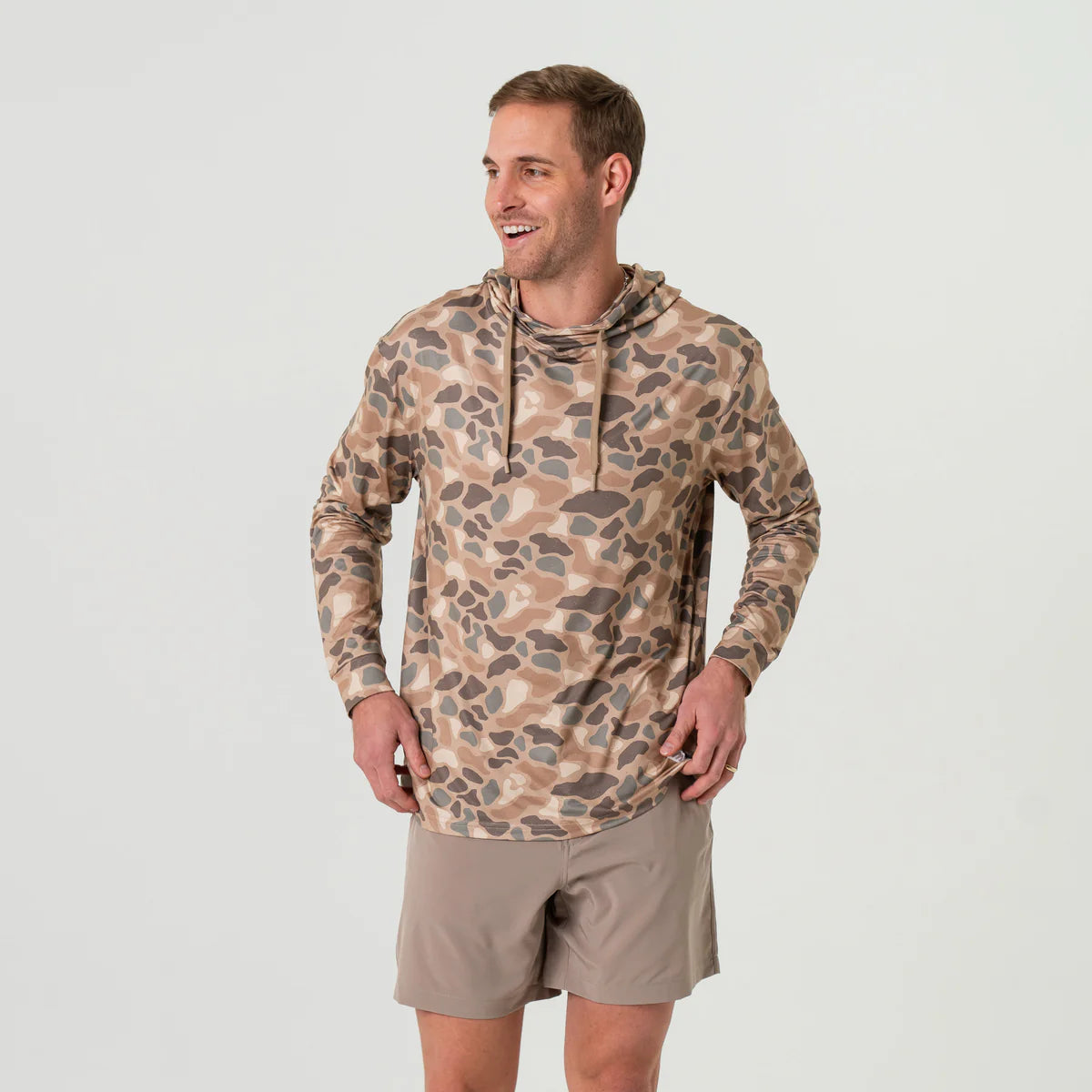 BURLEBO Performance Hoodie - PINTAIL CAMO