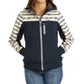CINCH Women's Aztec Color Blocked Softshell Full Zip Jacket