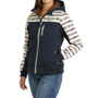CINCH Women's Aztec Color Blocked Softshell Full Zip Jacket
