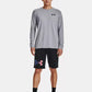 Under Armour Mens Freedom Flag Long Sleeve Steel Medium Heather/Academy