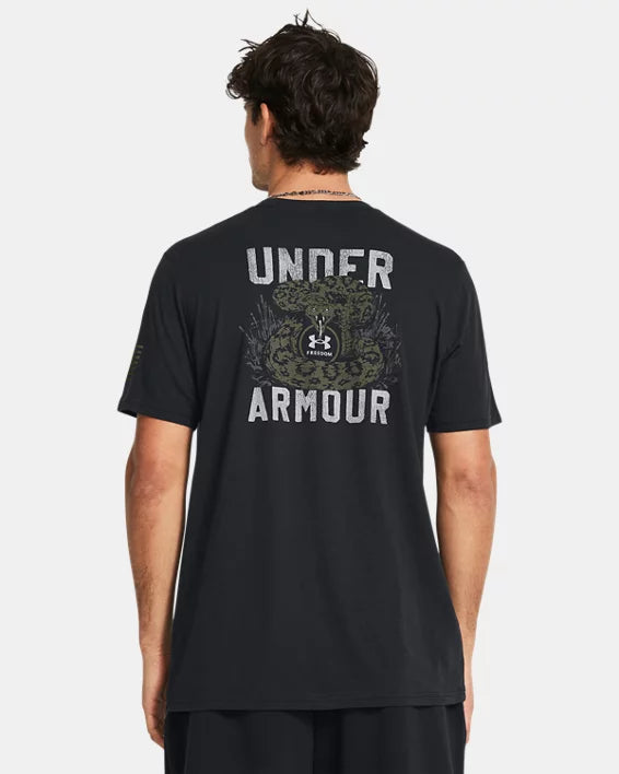 Under Armour Men's Freedom Mission Made T-Shirt Black/Marie OD Green