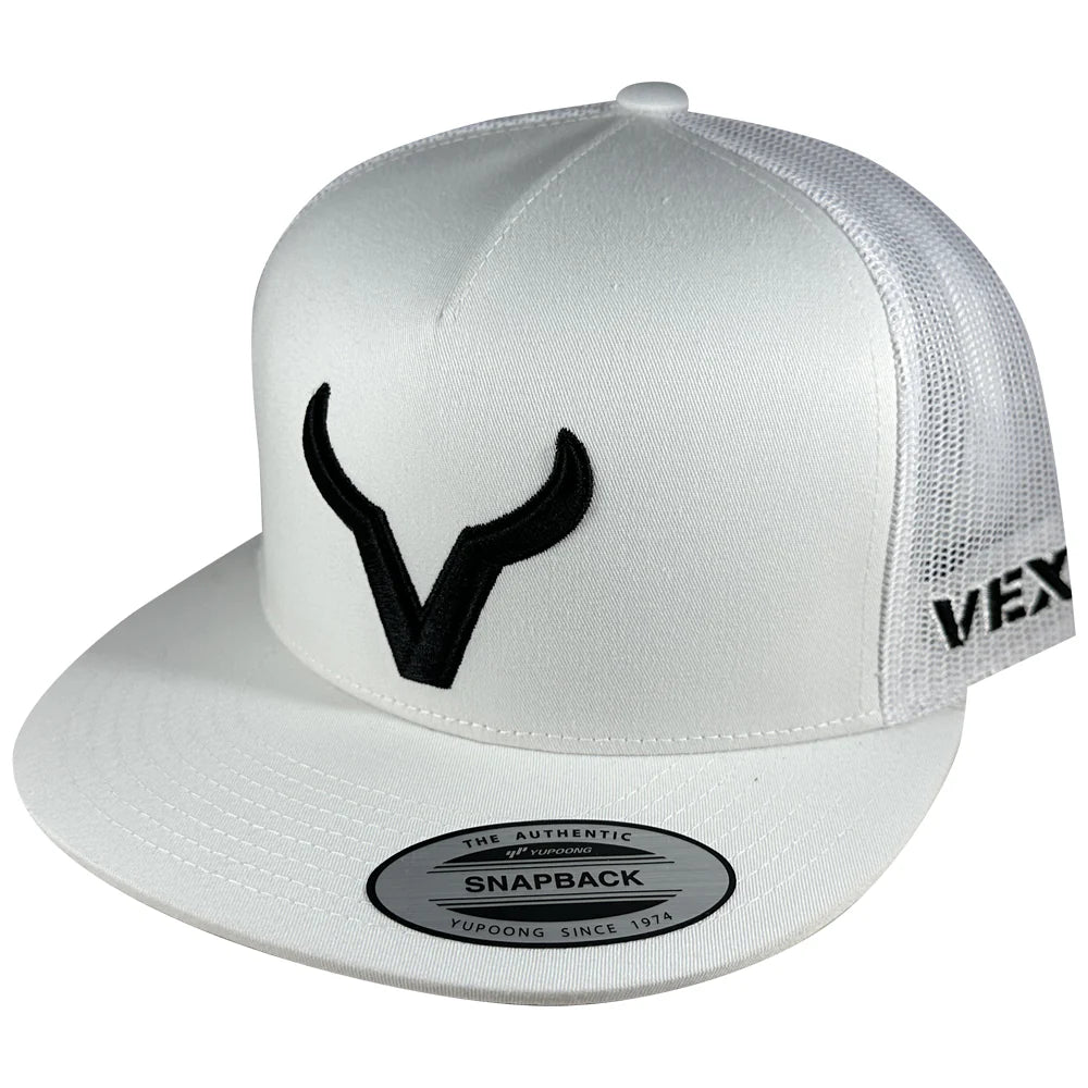 Vexil Brand Black Icon Hat White/White Mesh