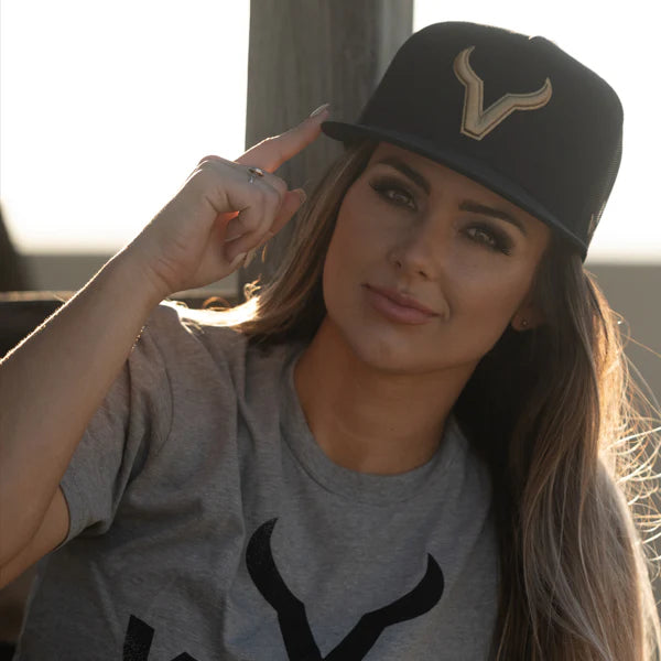 Vexil Brand - Gold Icon - Black/Black Mesh