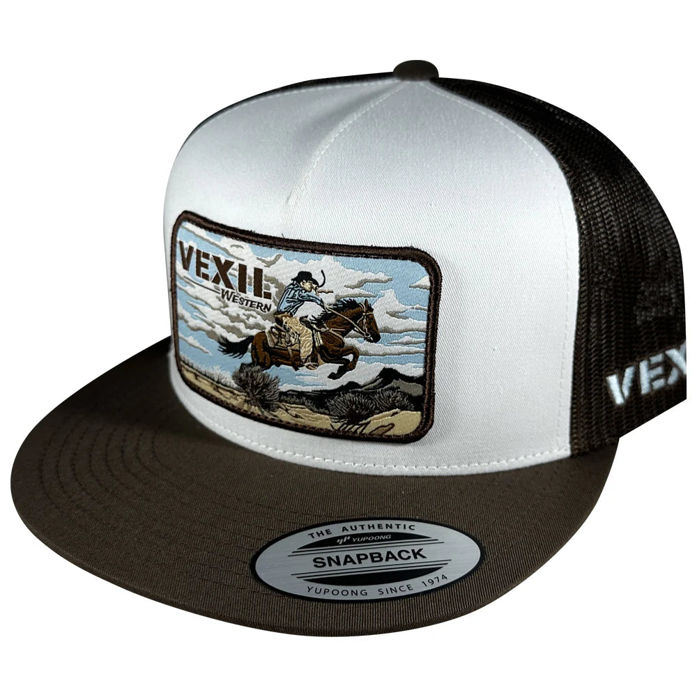 Vexil The Chase Hat Brown/White/Brown Mesh