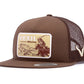 Vexil Western - Cowboy - Brown/Brown Mesh