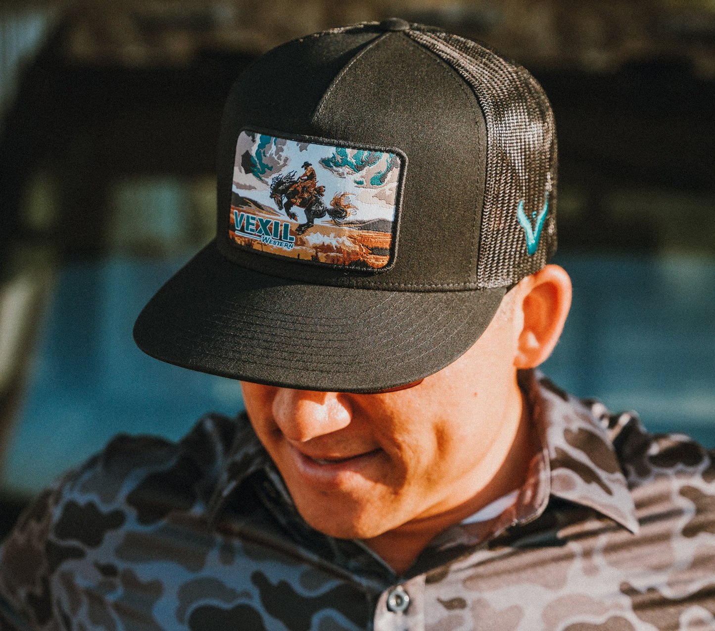 VEXIL GET WESTERN HAT BLACK/BALCK MESH