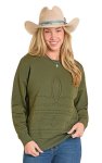 Rock & Roll Women's Boot Stitch Sweater (Hunter Green)