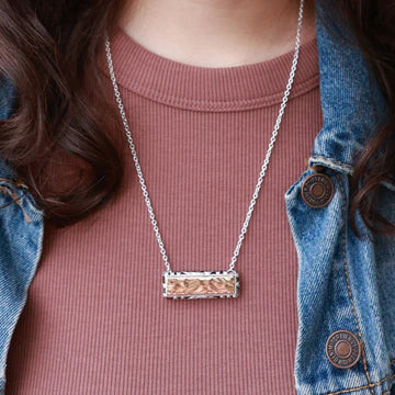 Two-Tone Bar Necklace