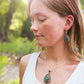 Aztec Tear Drop Steer Necklace